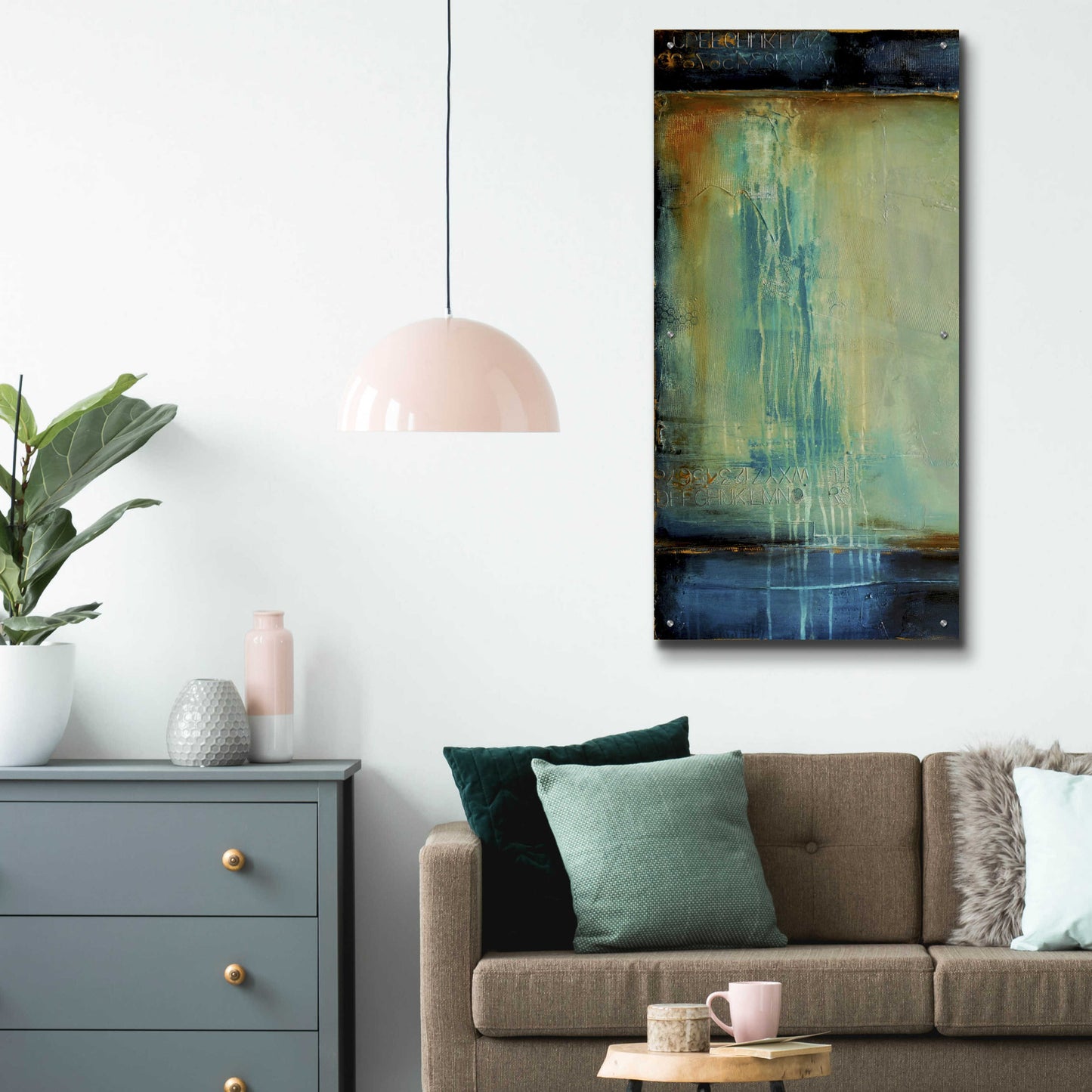 Epic Art 'Cry Me a River I' by Erin Ashley, Acrylic Glass Wall Art,24x48