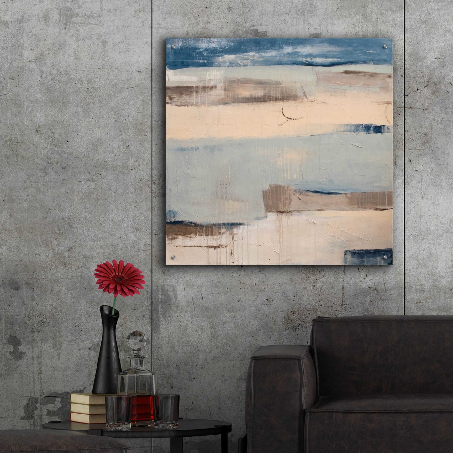 Epic Art 'Week on the Coast' by Erin Ashley, Acrylic Glass Wall Art,36x36