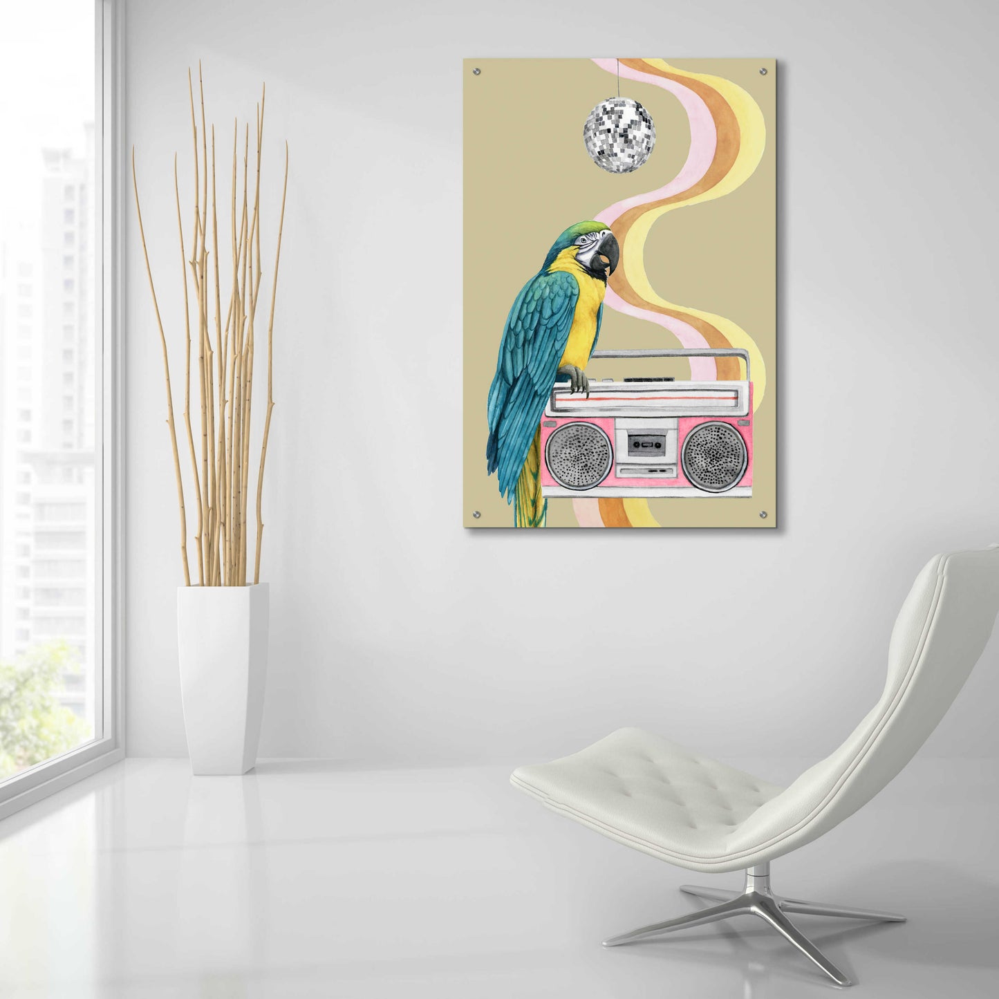 Epic Art 'High Rollers Collection B' by Grace Popp, Acrylic Glass Wall Art,24x36