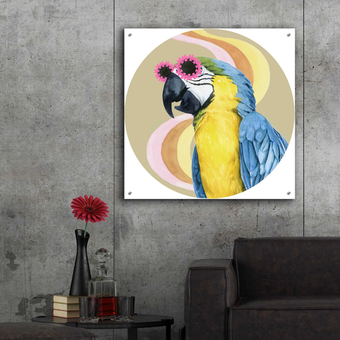 Epic Art 'High Rollers Collection C' by Grace Popp, Acrylic Glass Wall Art,36x36