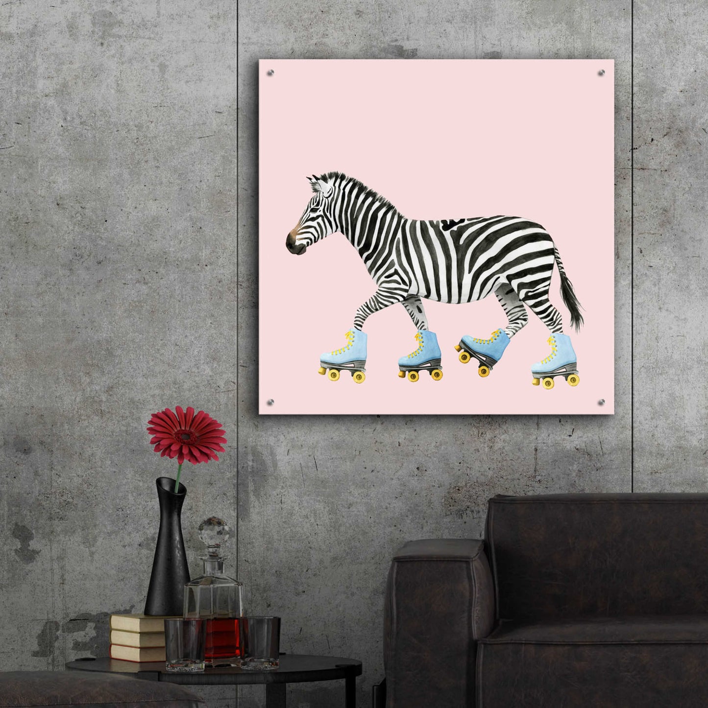 Epic Art 'High Rollers I' by Grace Popp, Acrylic Glass Wall Art,36x36