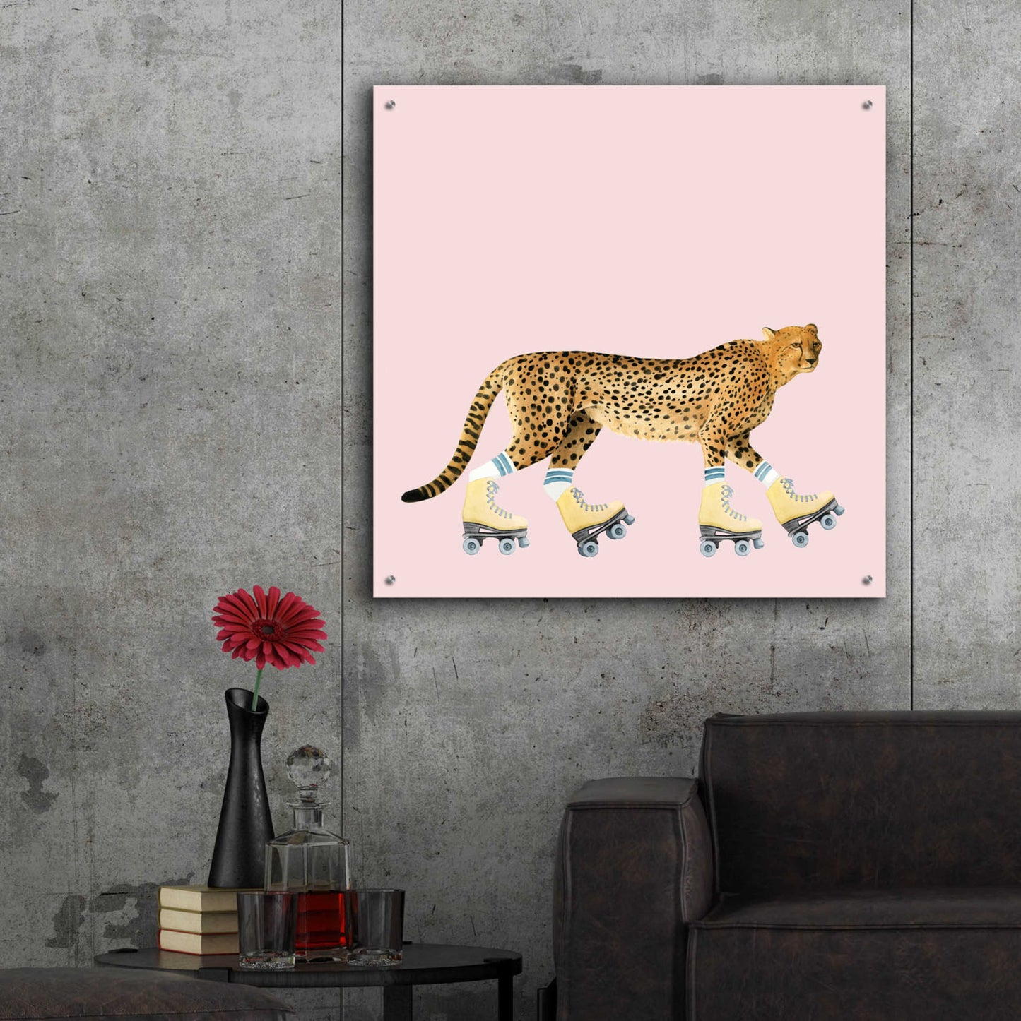 Epic Art 'High Rollers II' by Grace Popp, Acrylic Glass Wall Art,36x36