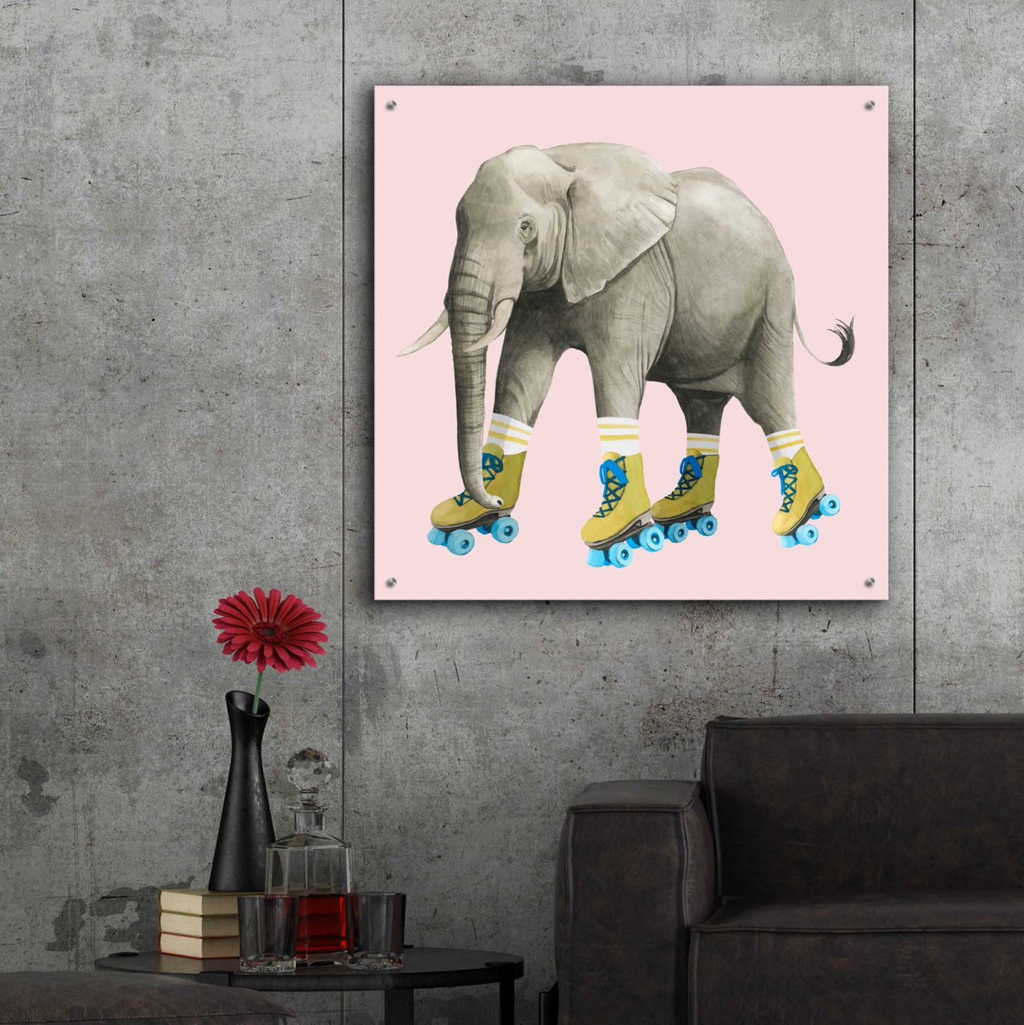 Epic Art 'High Rollers III' by Grace Popp, Acrylic Glass Wall Art,36x36