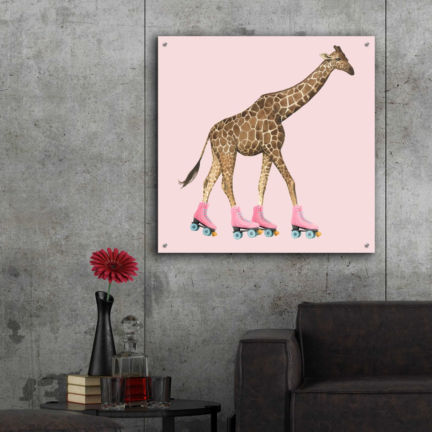 Epic Art 'High Rollers IV' by Grace Popp, Acrylic Glass Wall Art,36x36