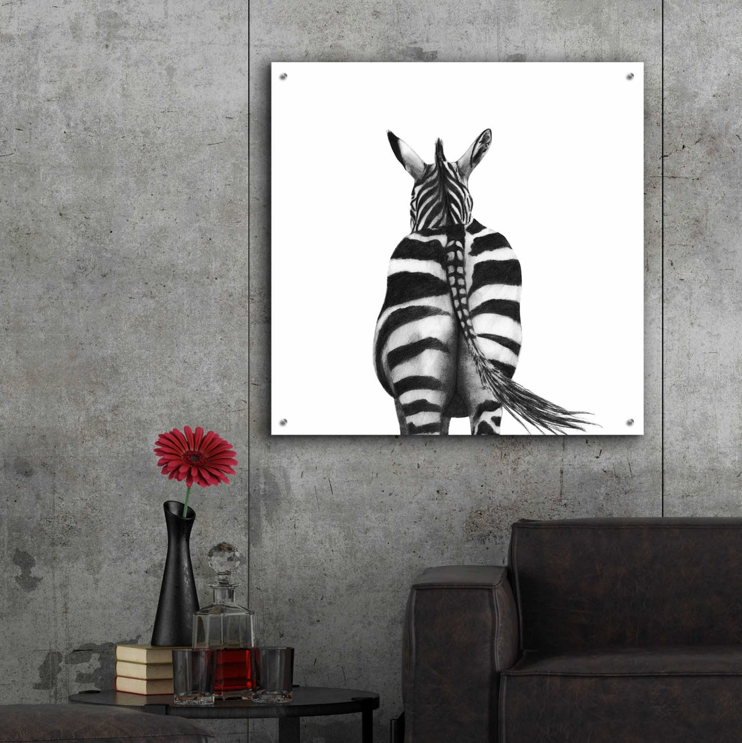 Epic Art 'Back Up Plan I' by Victoria Barnes, Acrylic Glass Wall Art,36x36
