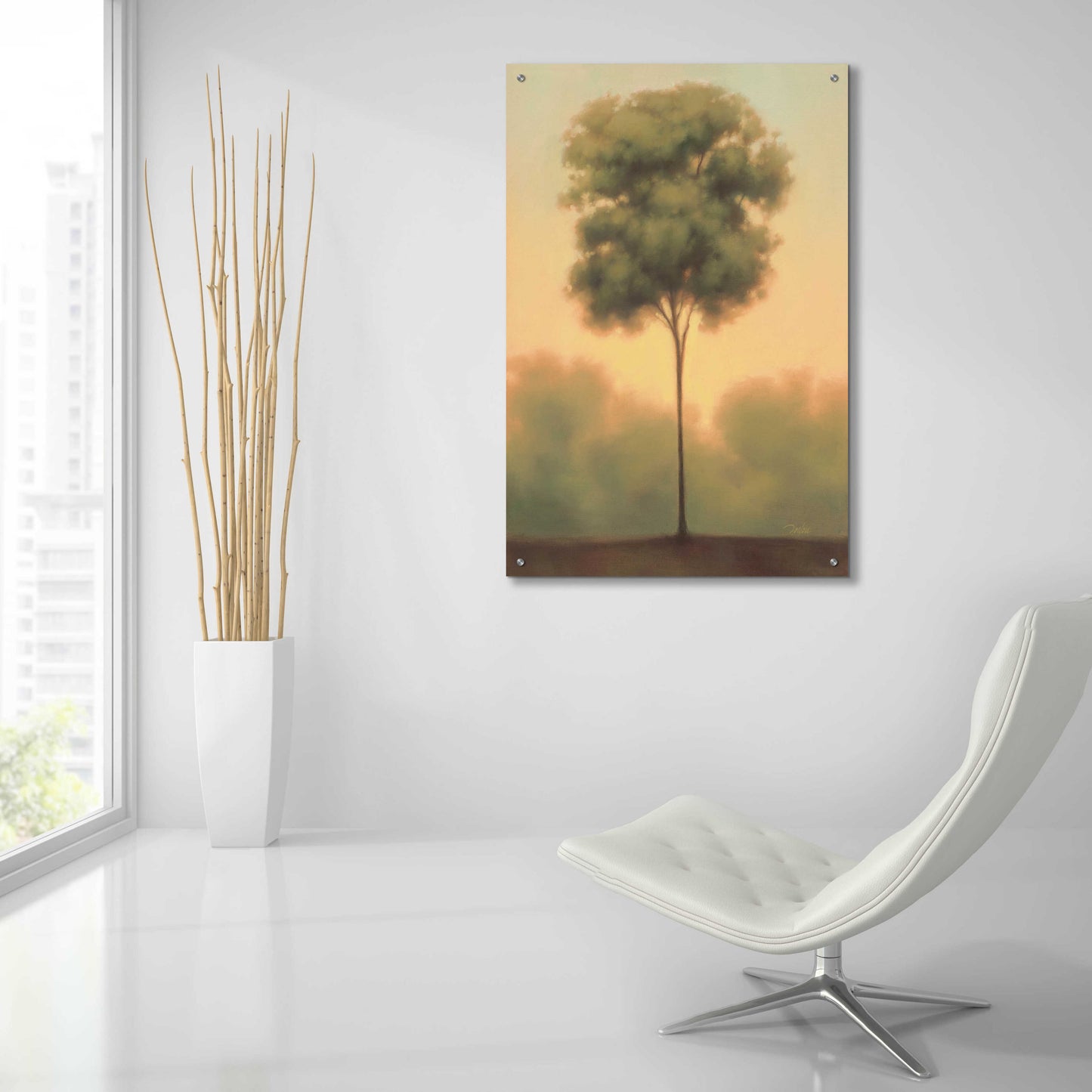 Epic Art 'Solitude IV' by Darlou Gams, Acrylic Glass Wall Art,24x36