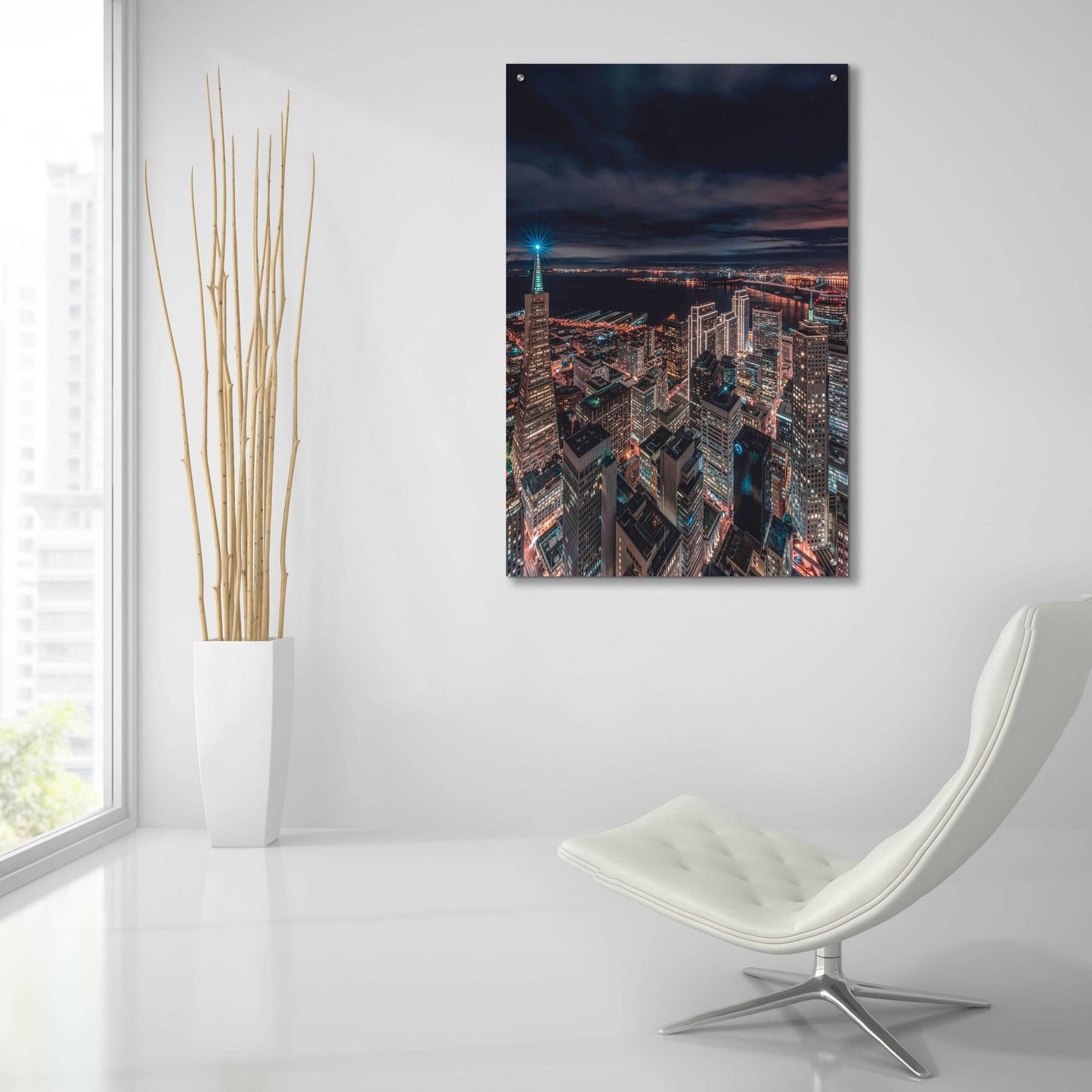 Epic Art 'San Francisco Look Down 5' by Bruce Getty, Acrylic Glass Wall Art,24x36