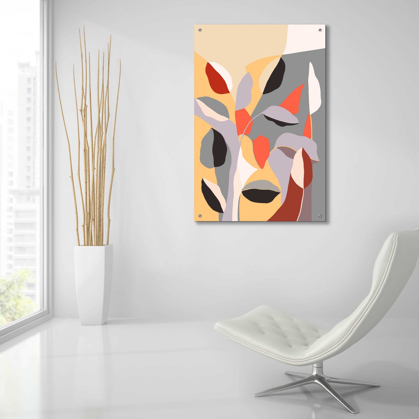 Epic Art 'Happy Leaves B' by Ioana Horvat, Acrylic Glass Wall Art,24x36