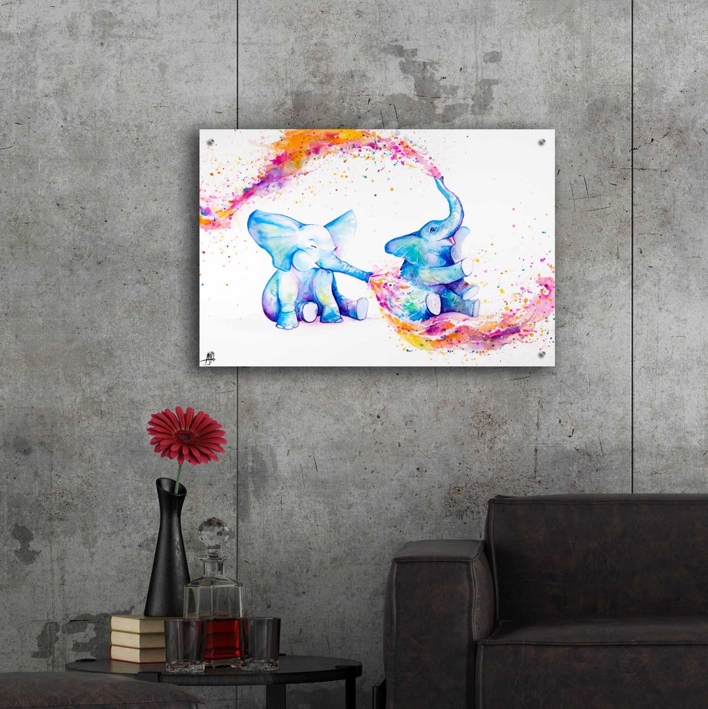 Epic Art 'Sorella' by Marc Allante, Acrylic Glass Wall Art,36x24