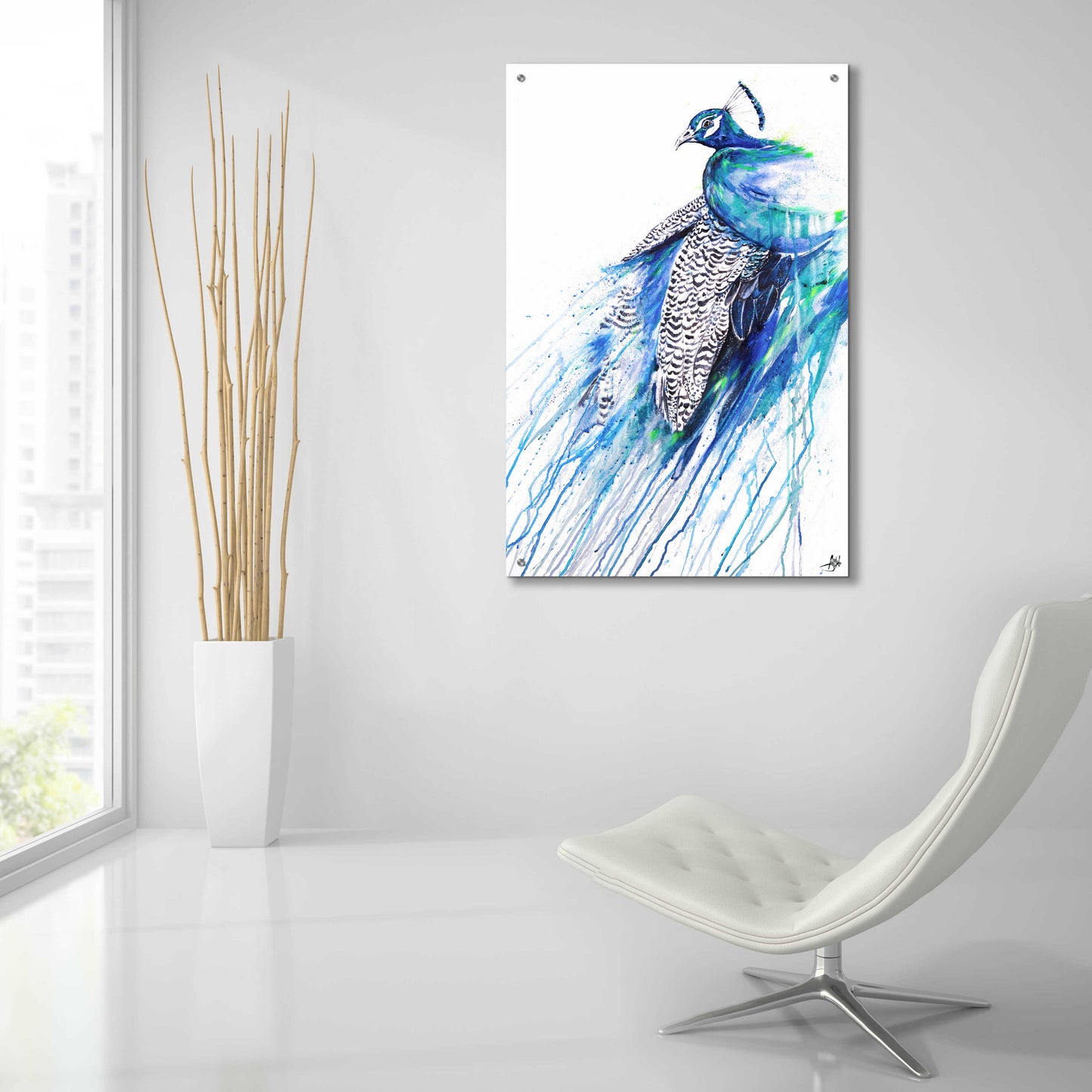 Epic Art 'Narcissus' by Marc Allante, Acrylic Glass Wall Art,24x36