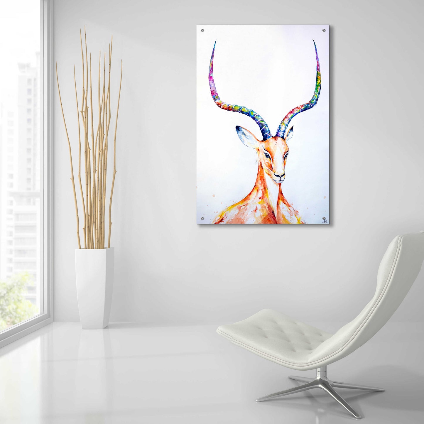 Epic Art 'Citadel' by Marc Allante, Acrylic Glass Wall Art,24x36