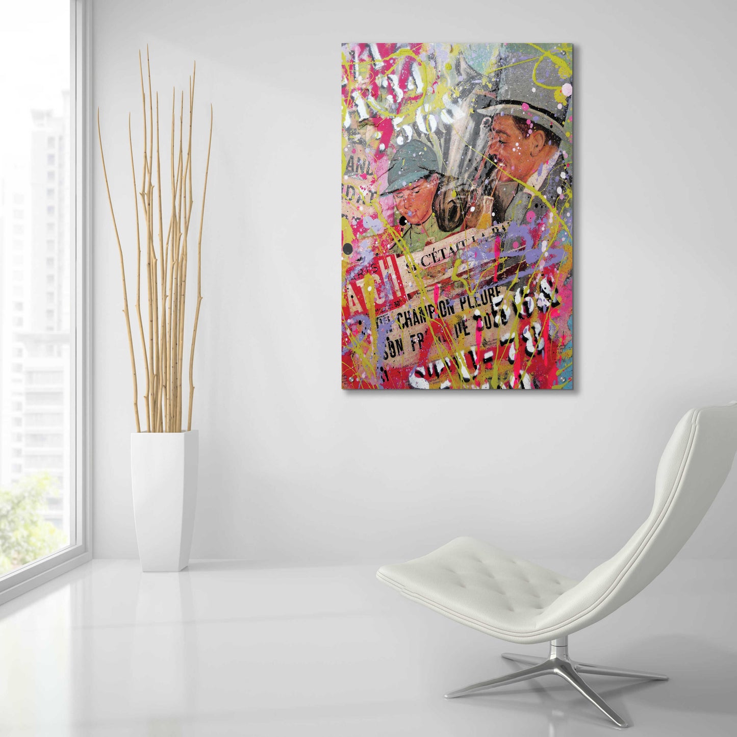 Epic Art 'Father Figure' by David Drioton, Acrylic Glass Wall Art,24x36