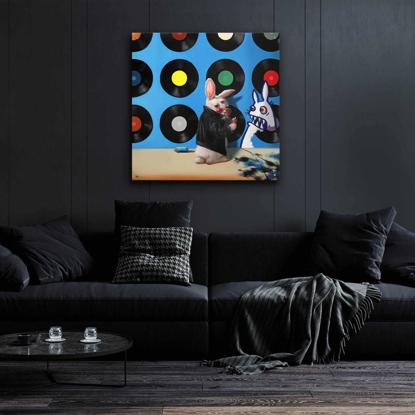 Epic Art 'Bad Bunny' by Lucia Heffernan,36x36