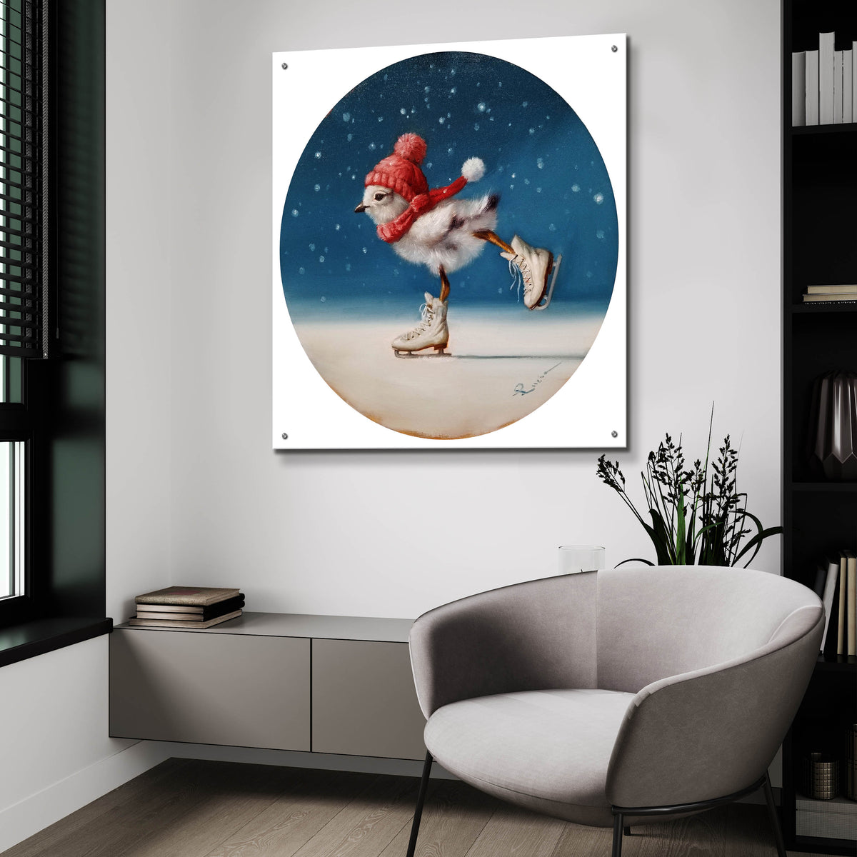 Epic Art 'Chickie Yamaguchi' by Lucia Heffernan,36x36