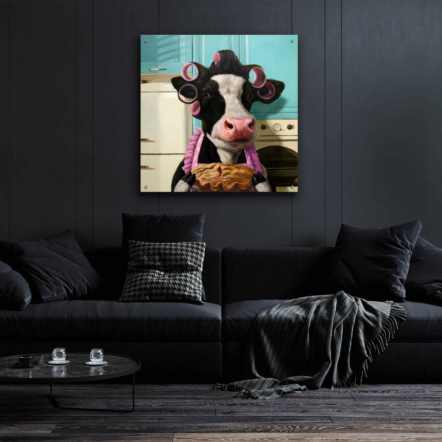 Epic Art 'Cow Pie' by Lucia Heffernan,36x36