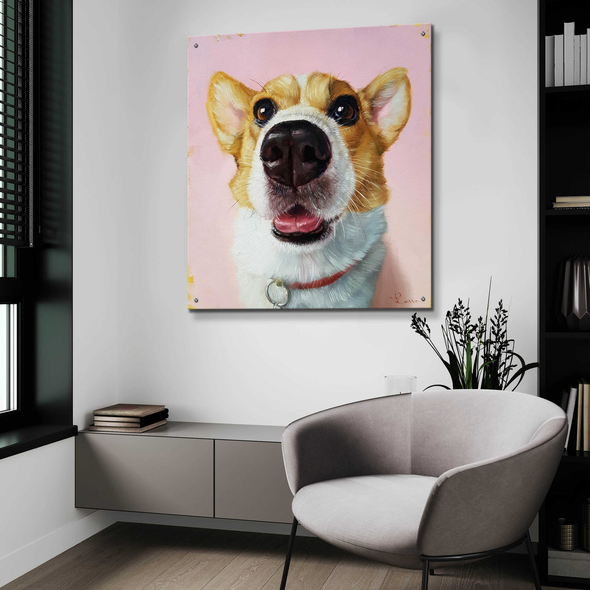 Epic Art 'Follow Your Nose 3' by Lucia Heffernan,36x36