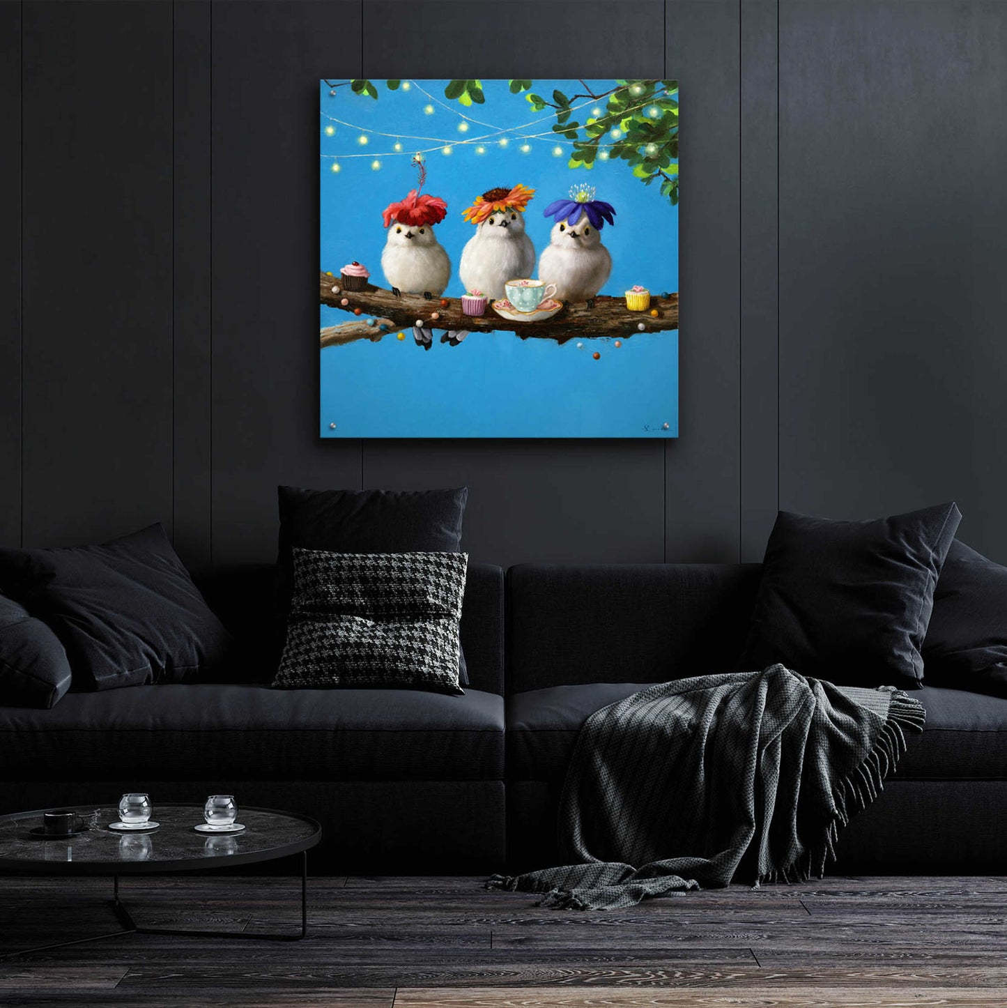 Epic Art 'Garden Party' by Lucia Heffernan,36x36