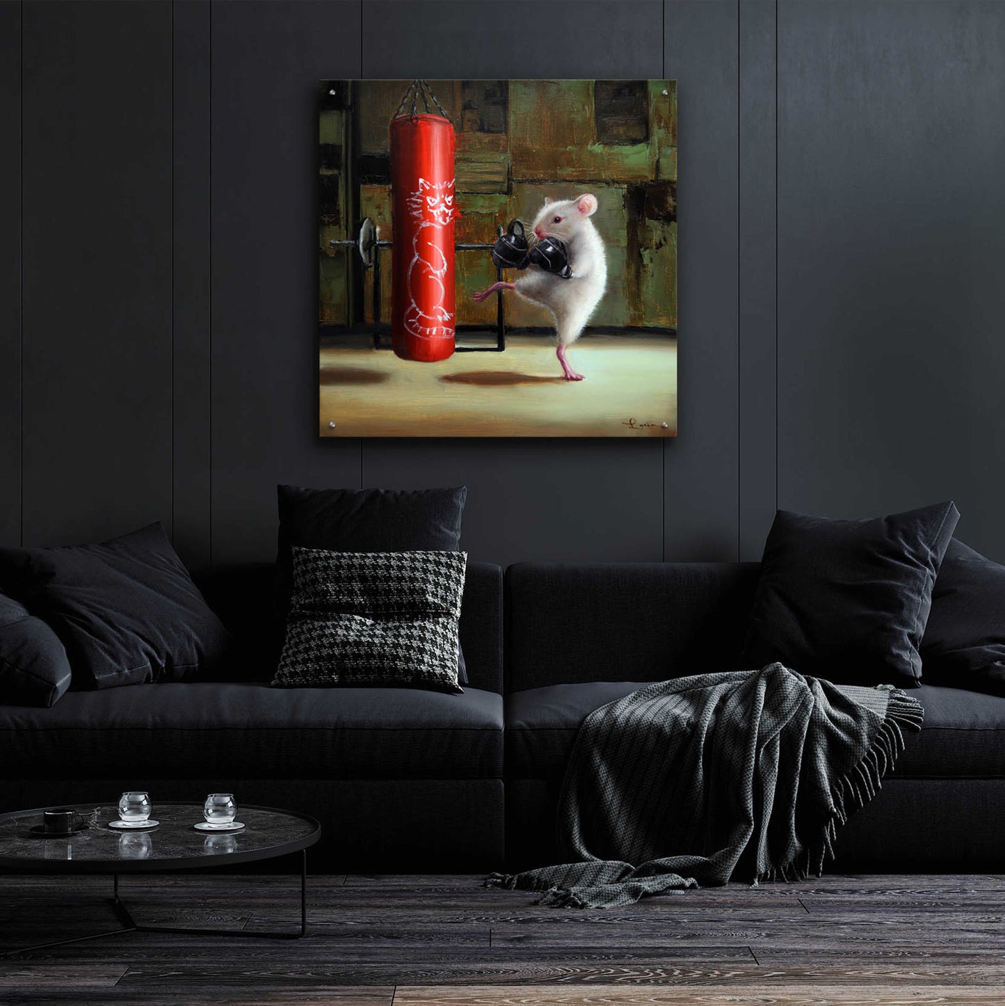 Epic Art 'Gym Rat' by Lucia Heffernan,36x36