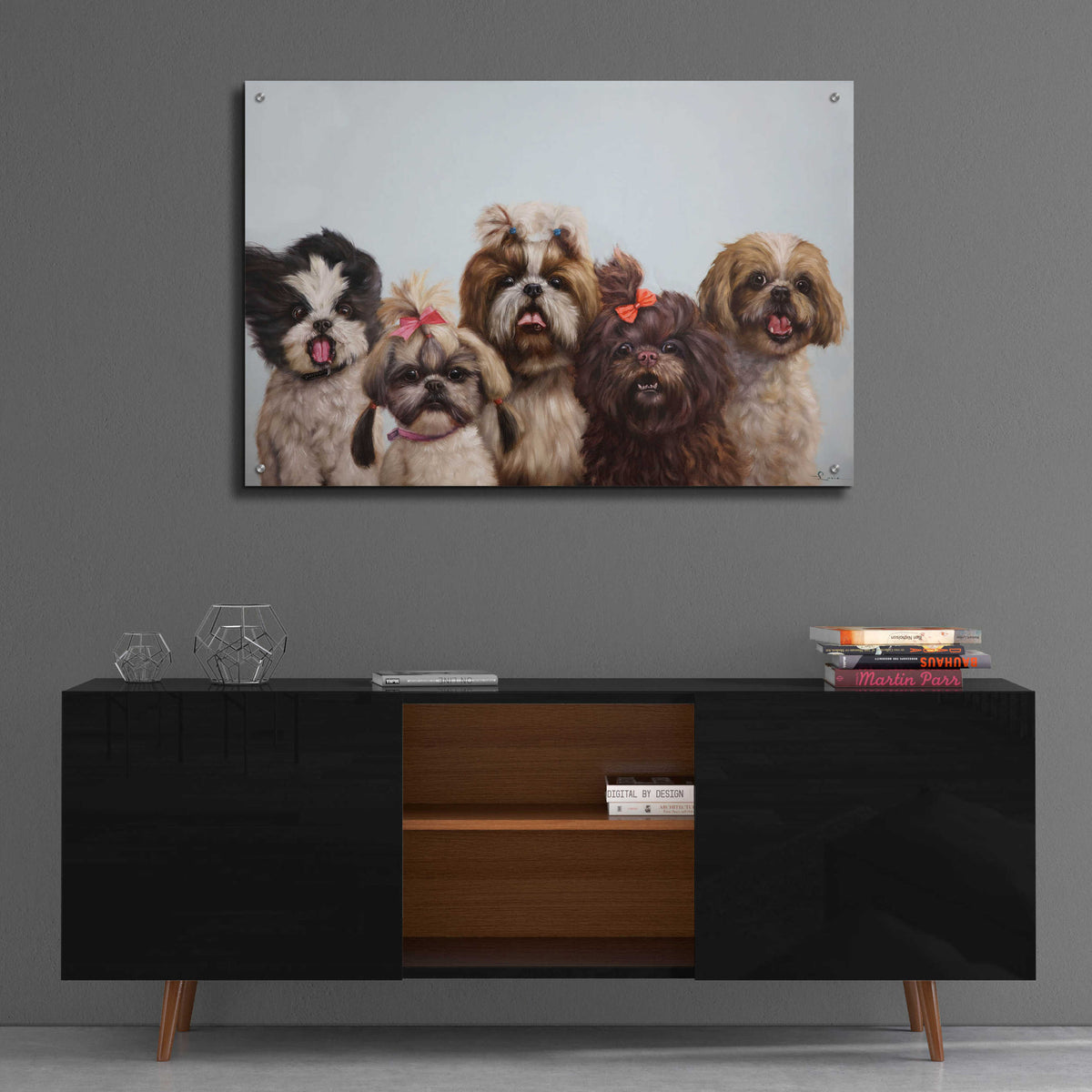 Epic Art 'He Left Her For a Mutt' by Lucia Heffernan,36x24