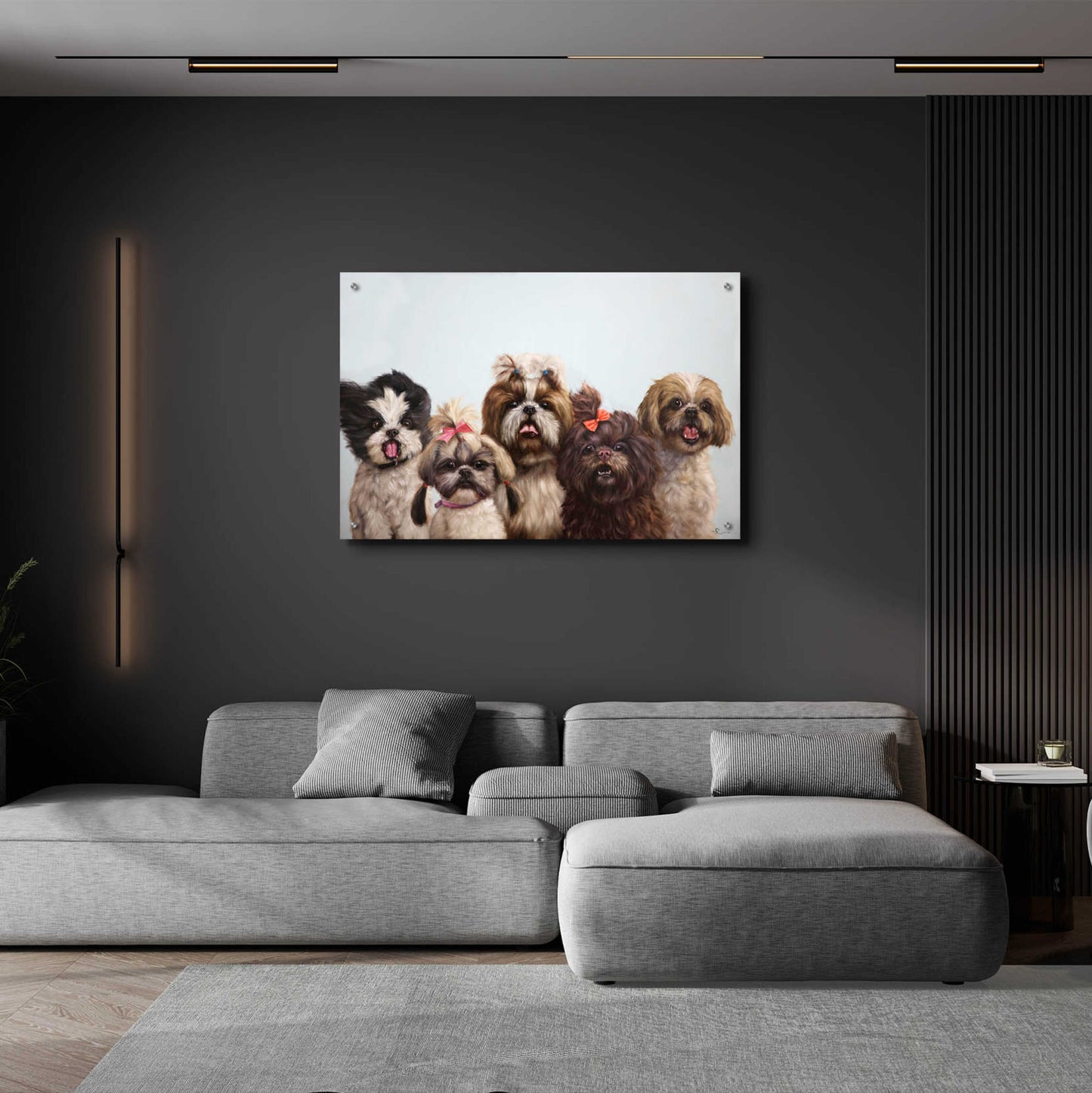 Epic Art 'He Left Her For a Mutt' by Lucia Heffernan,36x24