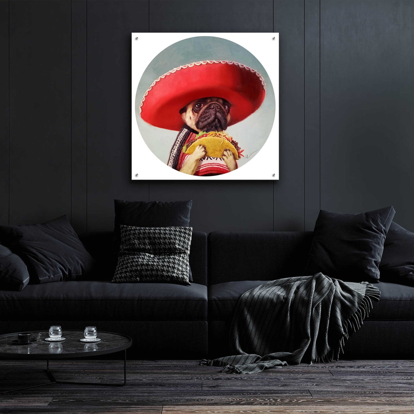 Epic Art 'Mi Taco Mi Amigo' by Lucia Heffernan,36x36