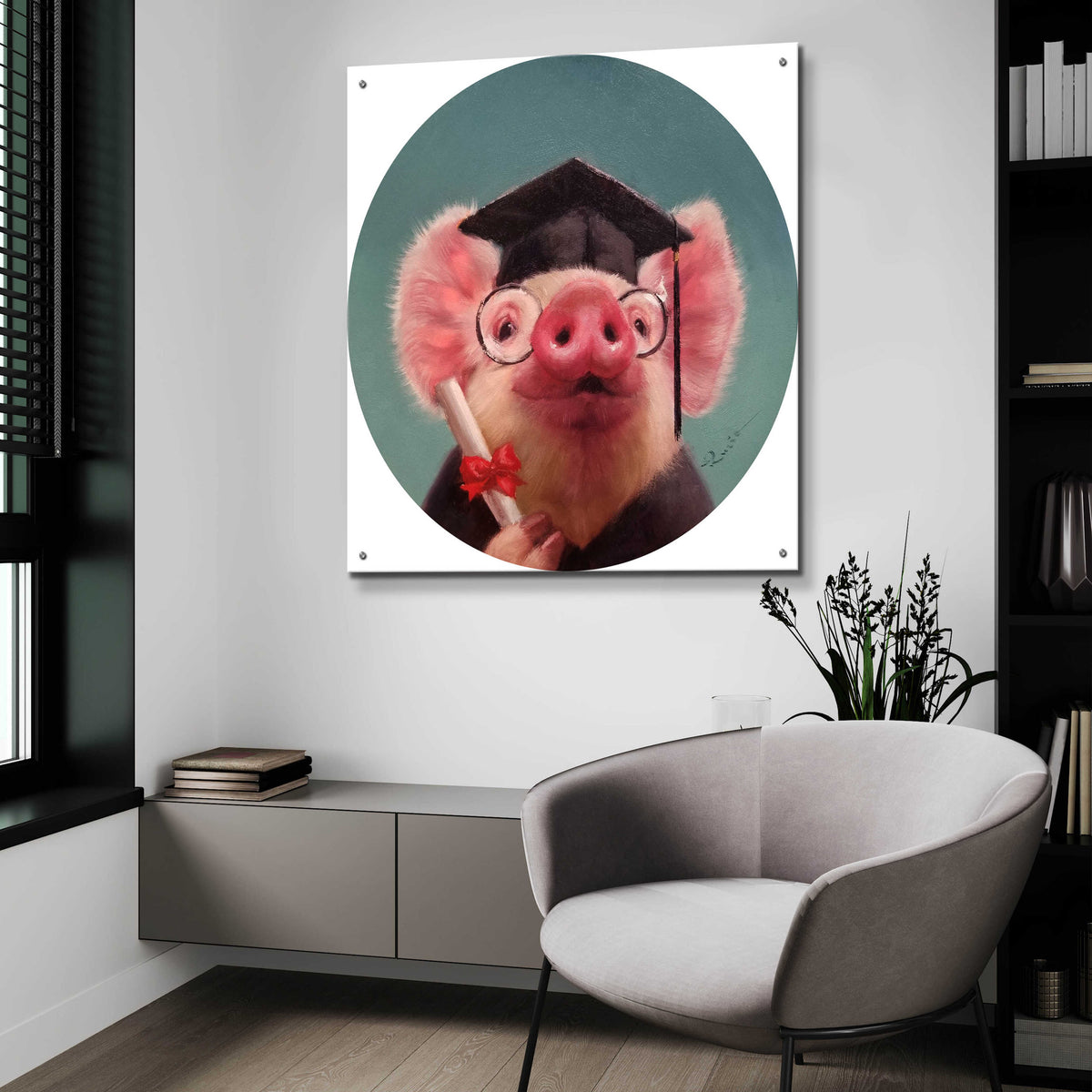 Epic Art 'Proud Graduate' by Lucia Heffernan,36x36