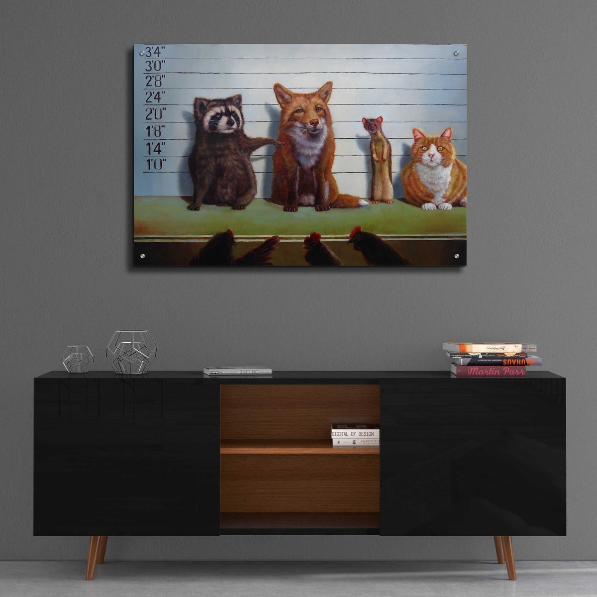 Epic Art 'Usual Suspects' by Lucia Heffernan,36x24