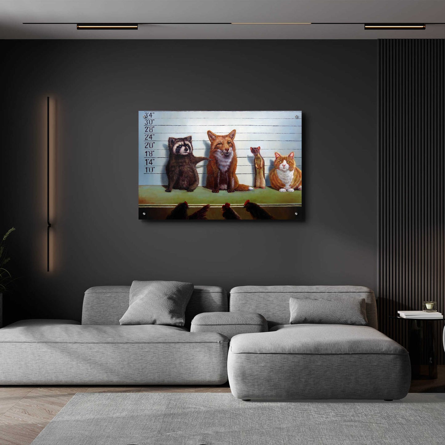 Epic Art 'Usual Suspects' by Lucia Heffernan,36x24