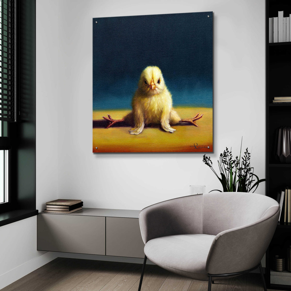Epic Art 'Yoga Chick Front Split' by Lucia Heffernan,36x36