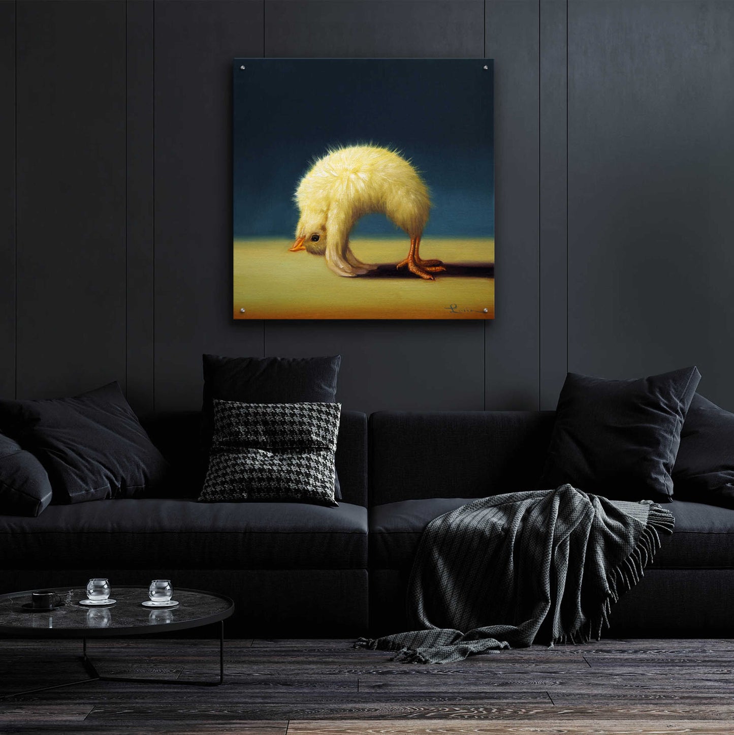 Epic Art 'Yoga Chick Upward Bow' by Lucia Heffernan,36x36