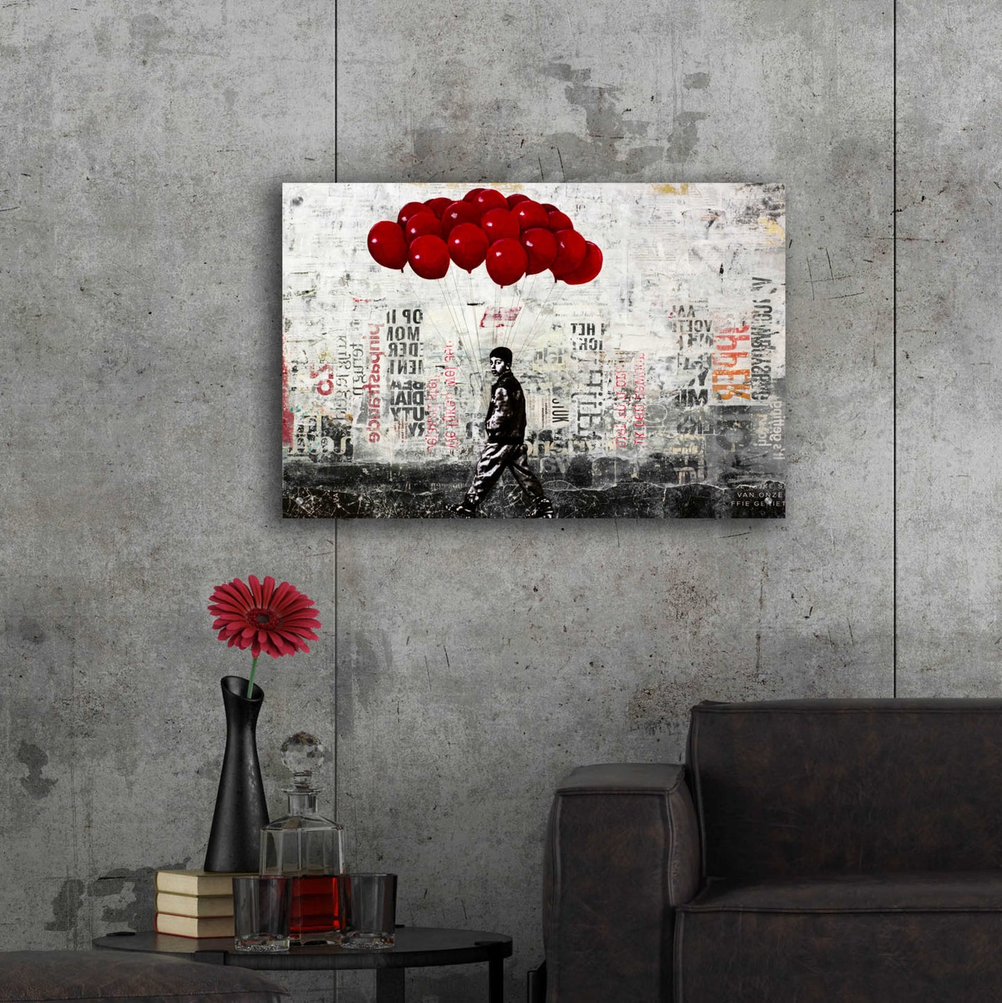 Epic Art 'BIT OF HAPPINESS' by DB Waterman,36x24