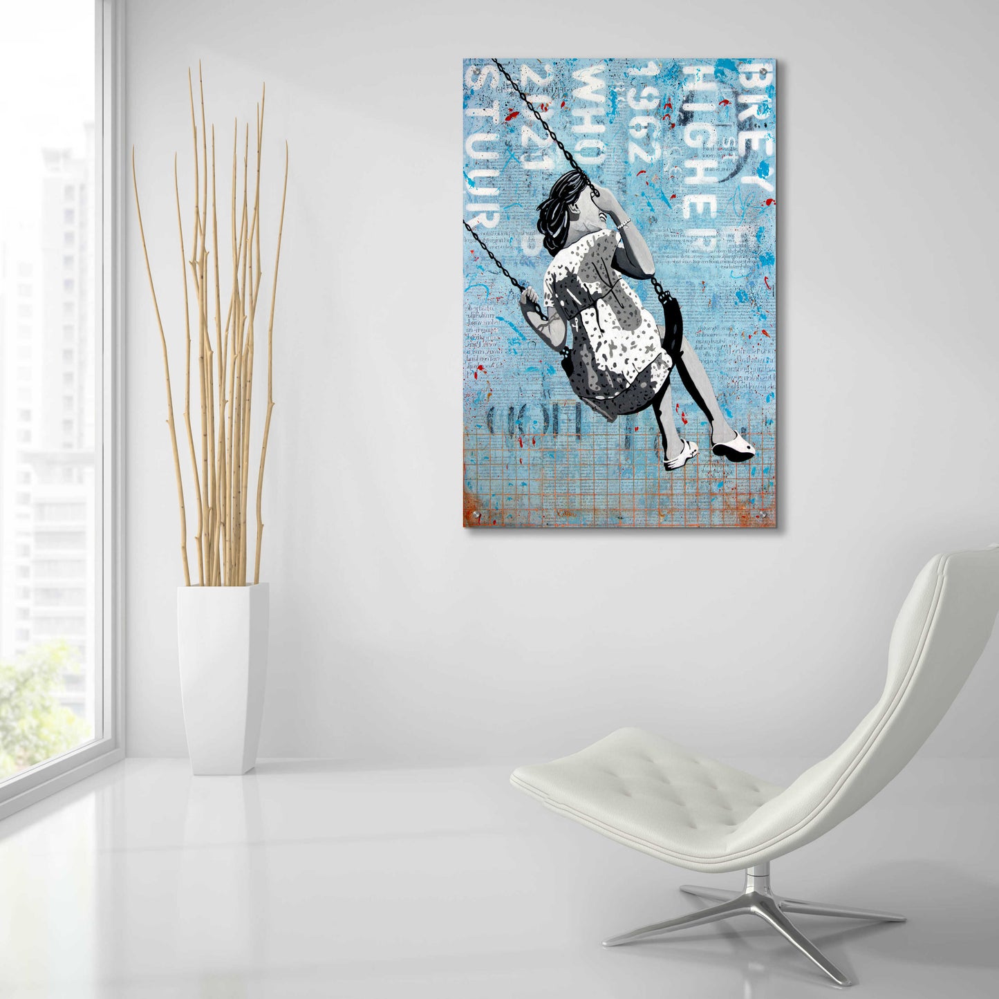 Epic Art 'SPRING SWING' by DB Waterman,24x36