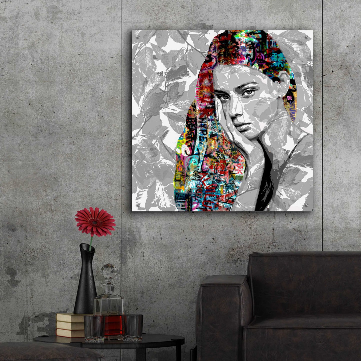 Epic Art 'THE FORTUNATE GIRL' by DB Waterman,36x36