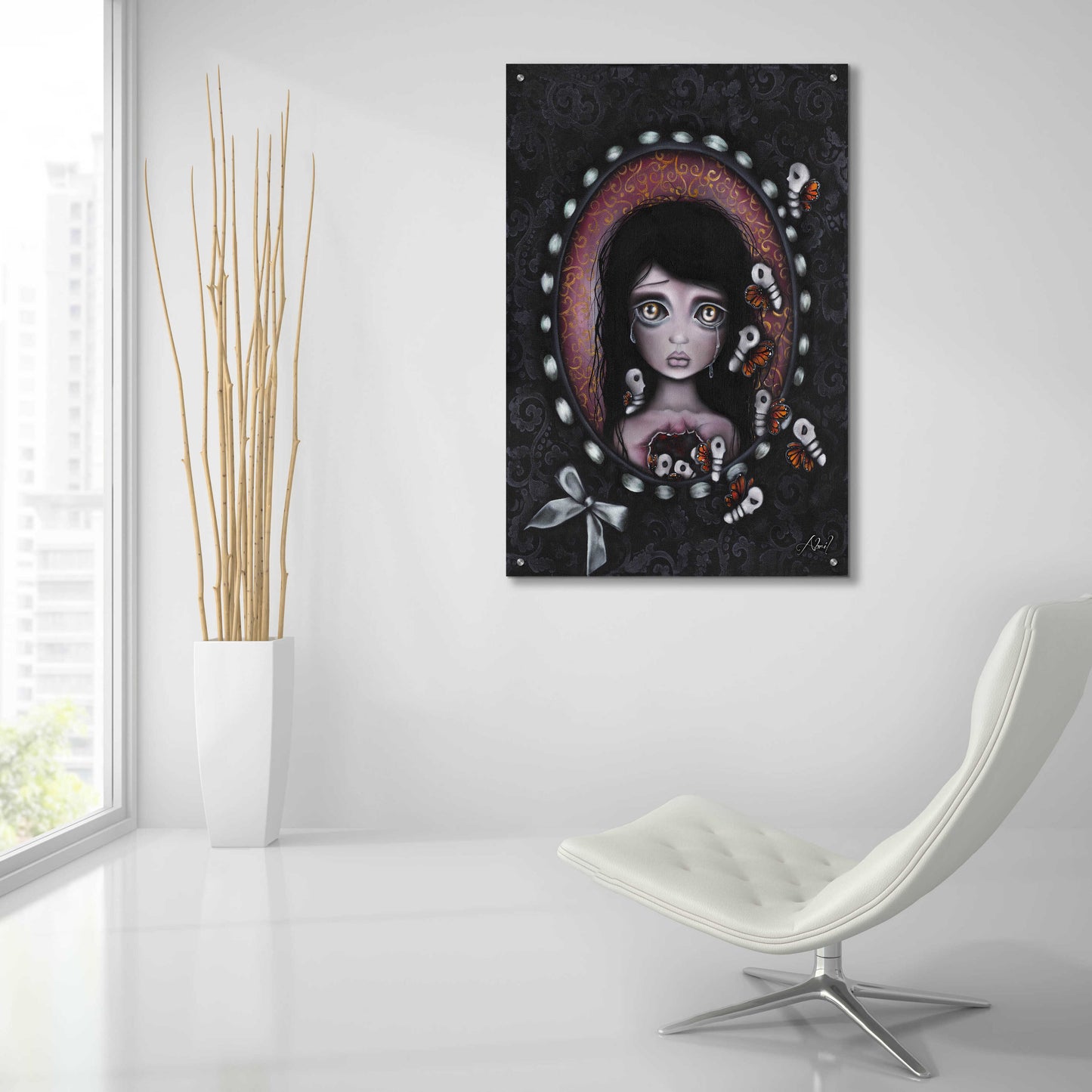 Epic Art 'Within Me' by Abril Andrade, Acrylic Glass Wall Art,24x36