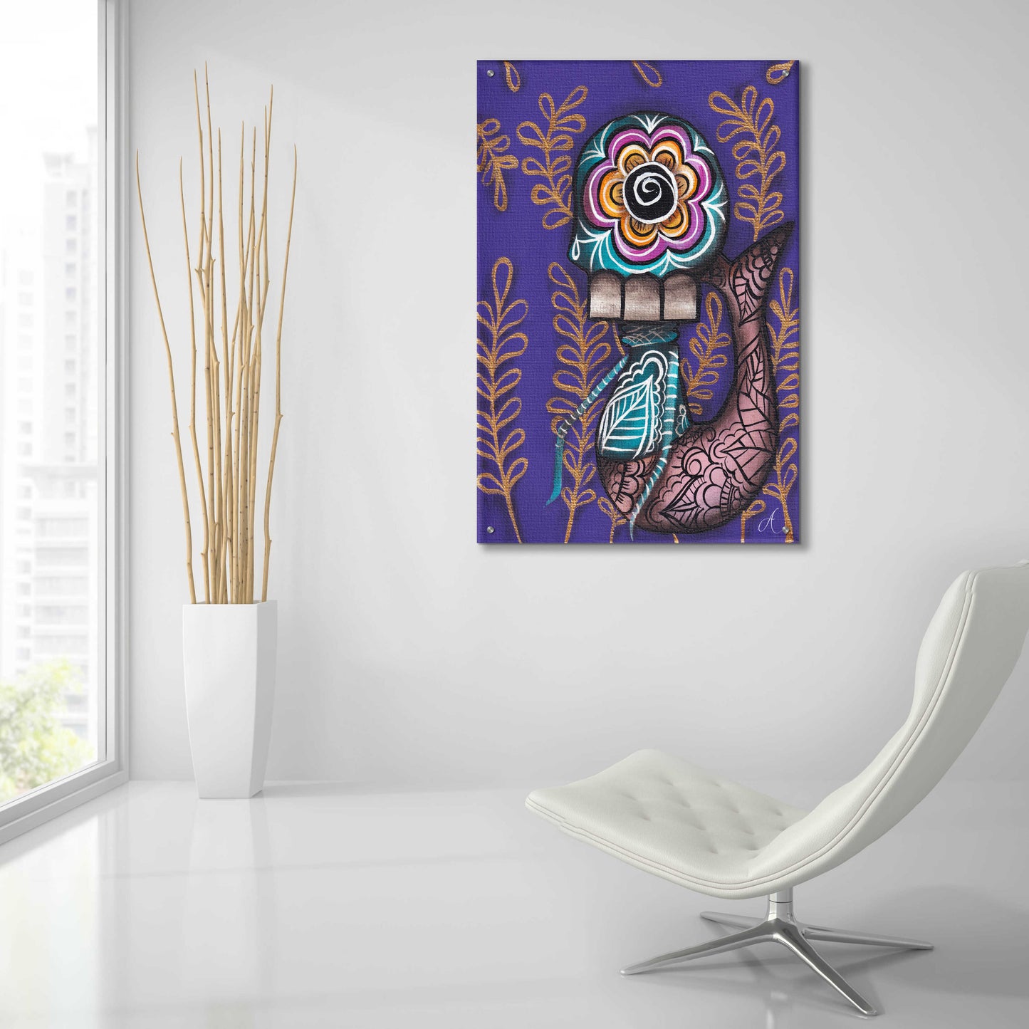 Epic Art 'Still Swimming' by Abril Andrade, Acrylic Glass Wall Art,24x36