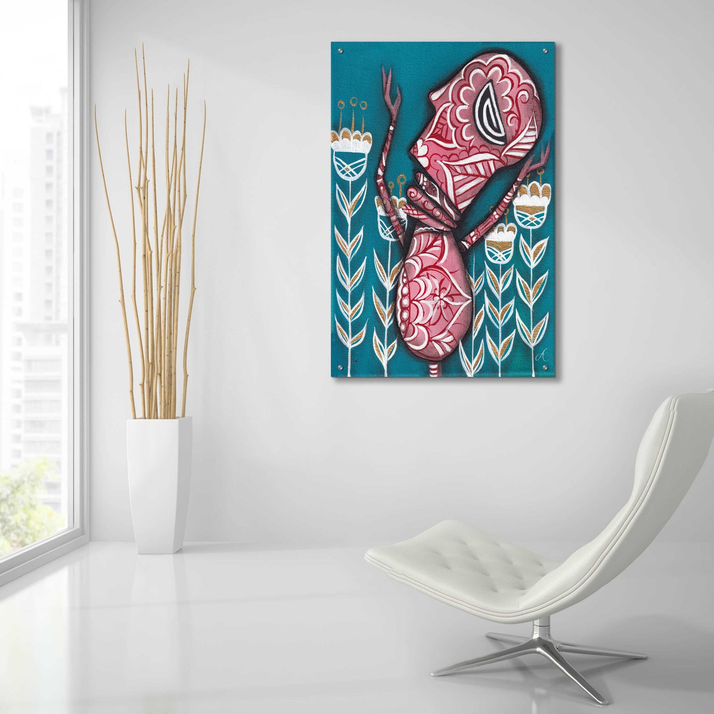 Epic Art 'Uplift' by Abril Andrade, Acrylic Glass Wall Art,24x36