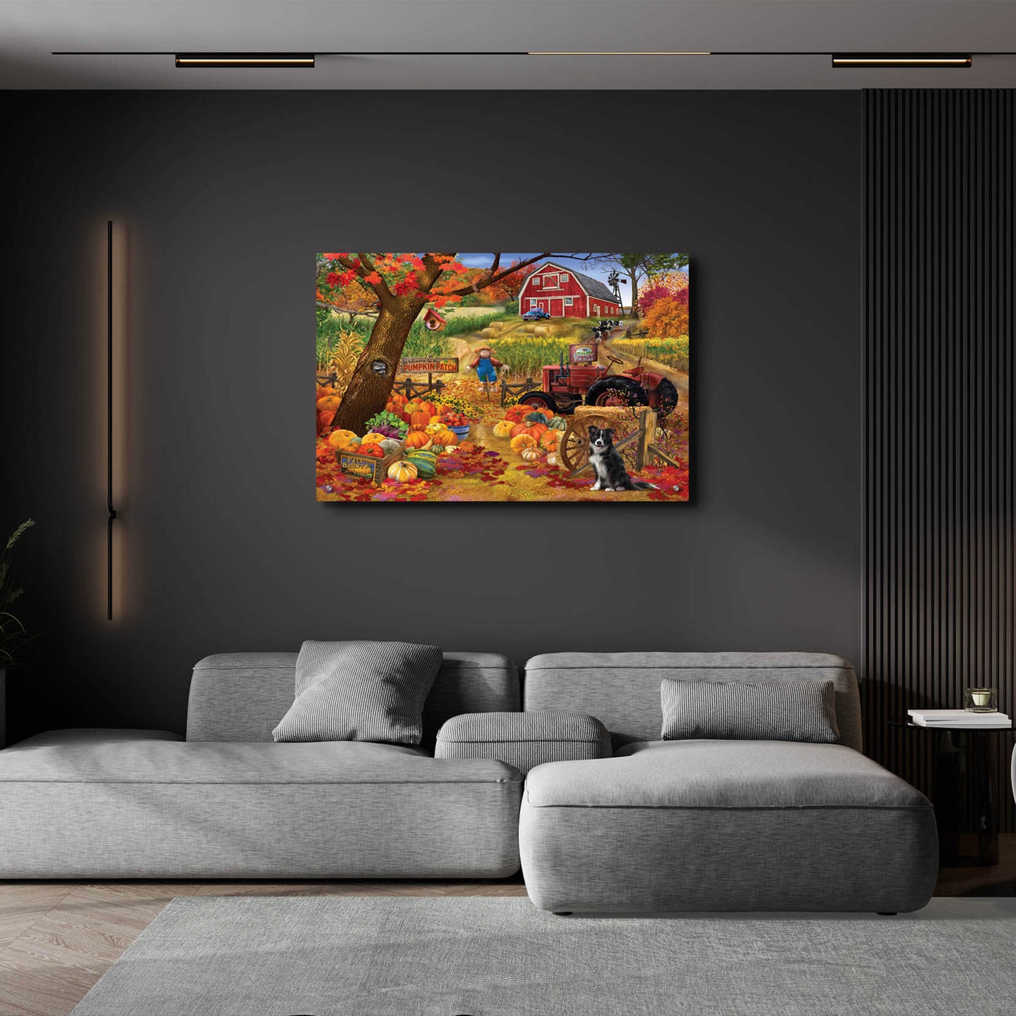 Epic Art 'Fall Bounty' by Bigelow Illustrations, Acrylic Glass Wall Art,36x24