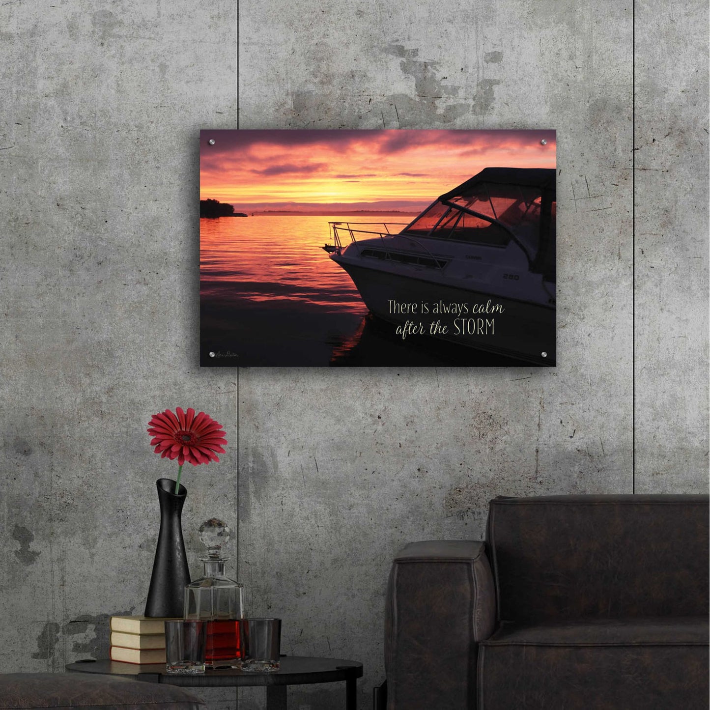 Epic Art 'After the Storm' by Lori Deiter, Acrylic Glass Wall Art,36x24