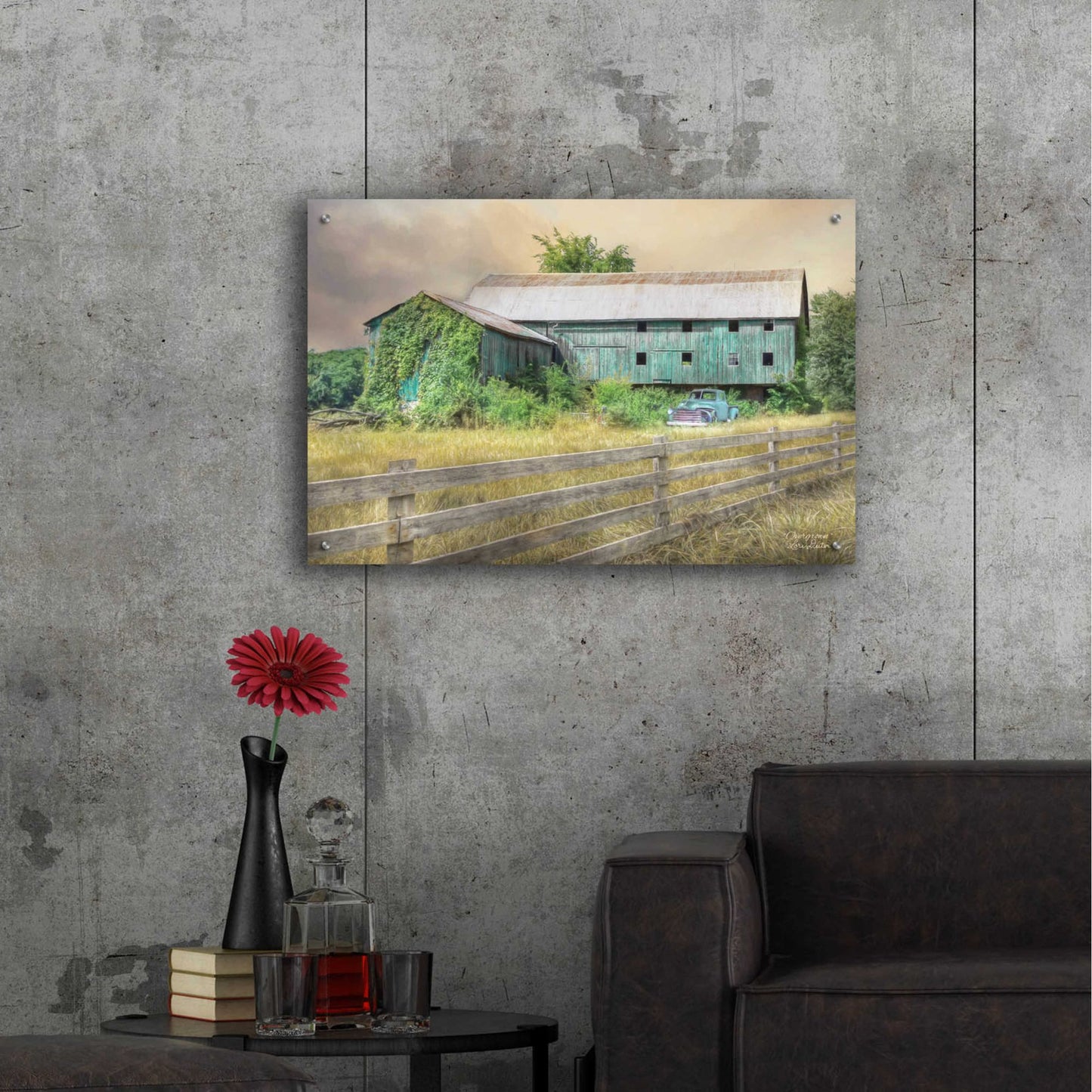 Epic Art 'Overgrown' by Lori Deiter, Acrylic Glass Wall Art,36x24