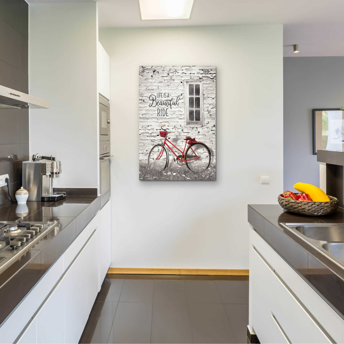 Epic Art 'Life is a Beautiful Ride' by Lori Deiter Acrylic Glass Wall Art,24x36