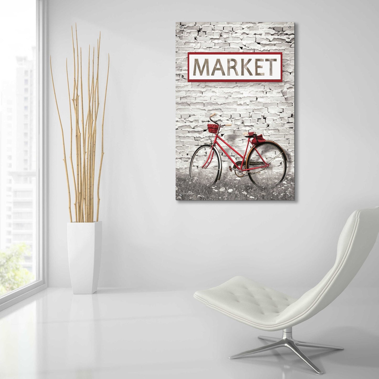 Epic Art 'At the Market' by Lori Deiter Acrylic Glass Wall Art,24x36