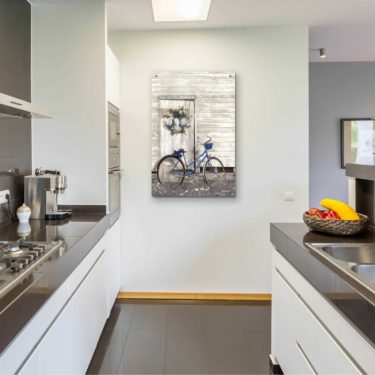 Epic Art 'Life is Like Riding a Bike' by Lori Deiter Acrylic Glass Wall Art,24x36
