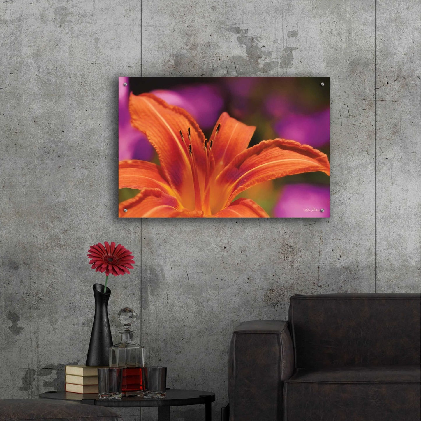 Epic Art 'Floral Pop V' by Lori Deiter Acrylic Glass Wall Art,36x24