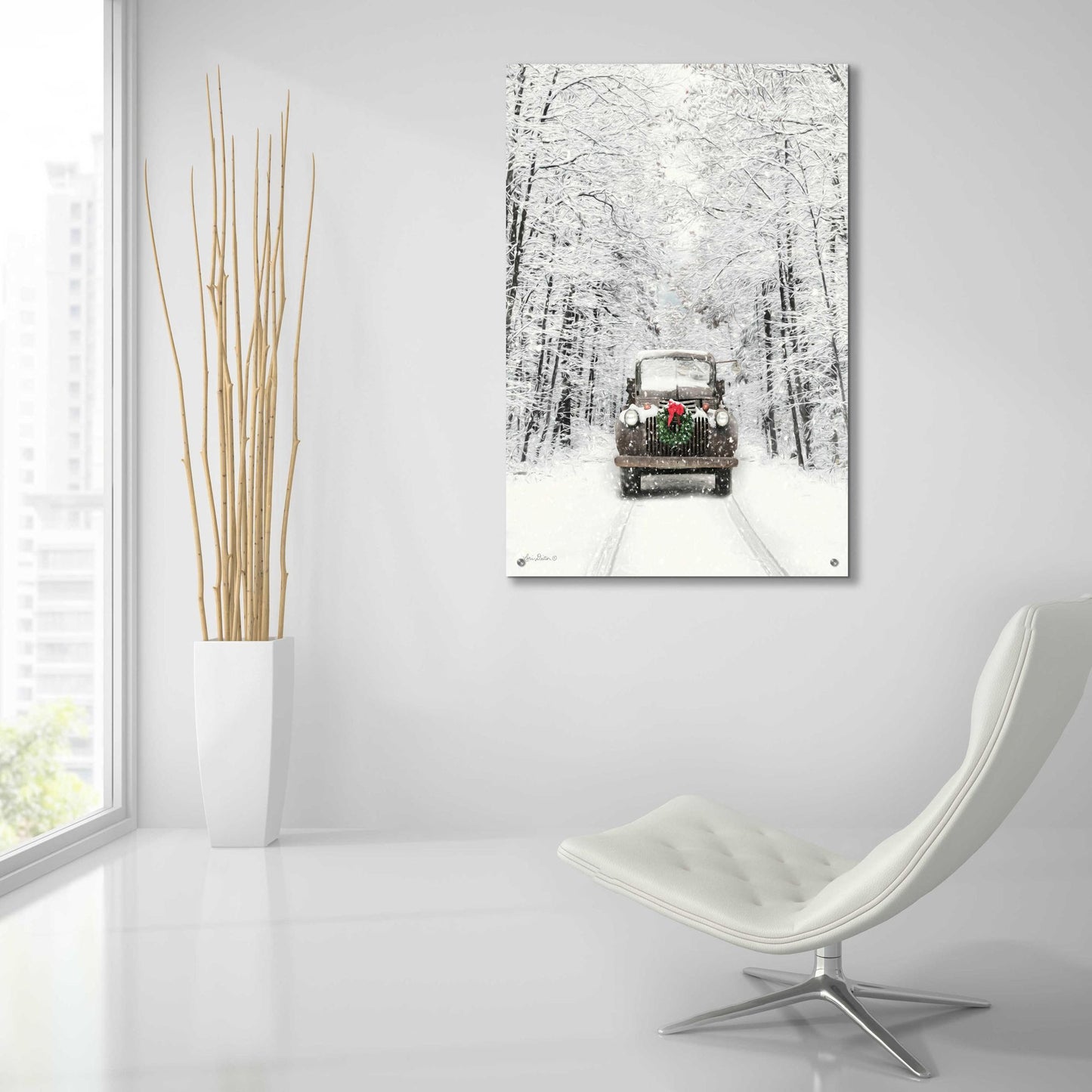 Epic Art 'Antique Christmas' by Lori Deiter Acrylic Glass Wall Art,24x36