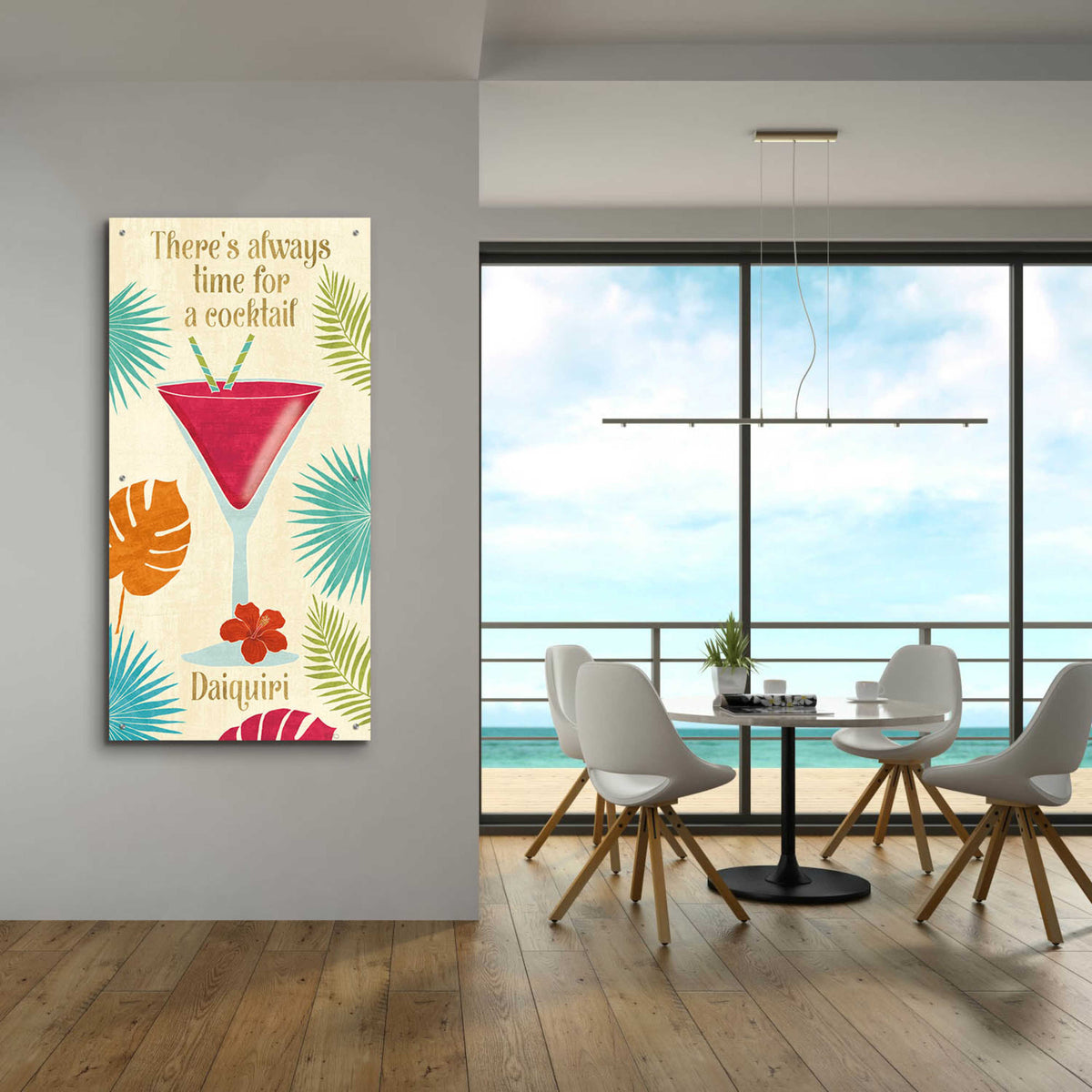 Epic Art 'Exotic Breeze XIII' by Veronique Charron, Acrylic Glass Wall Art,24x48