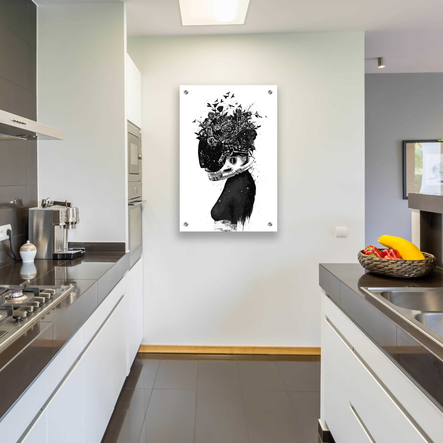 Epic Art 'Hybrid Girl' by Balazs Solti, Acrylic Glass Wall Art,24x36