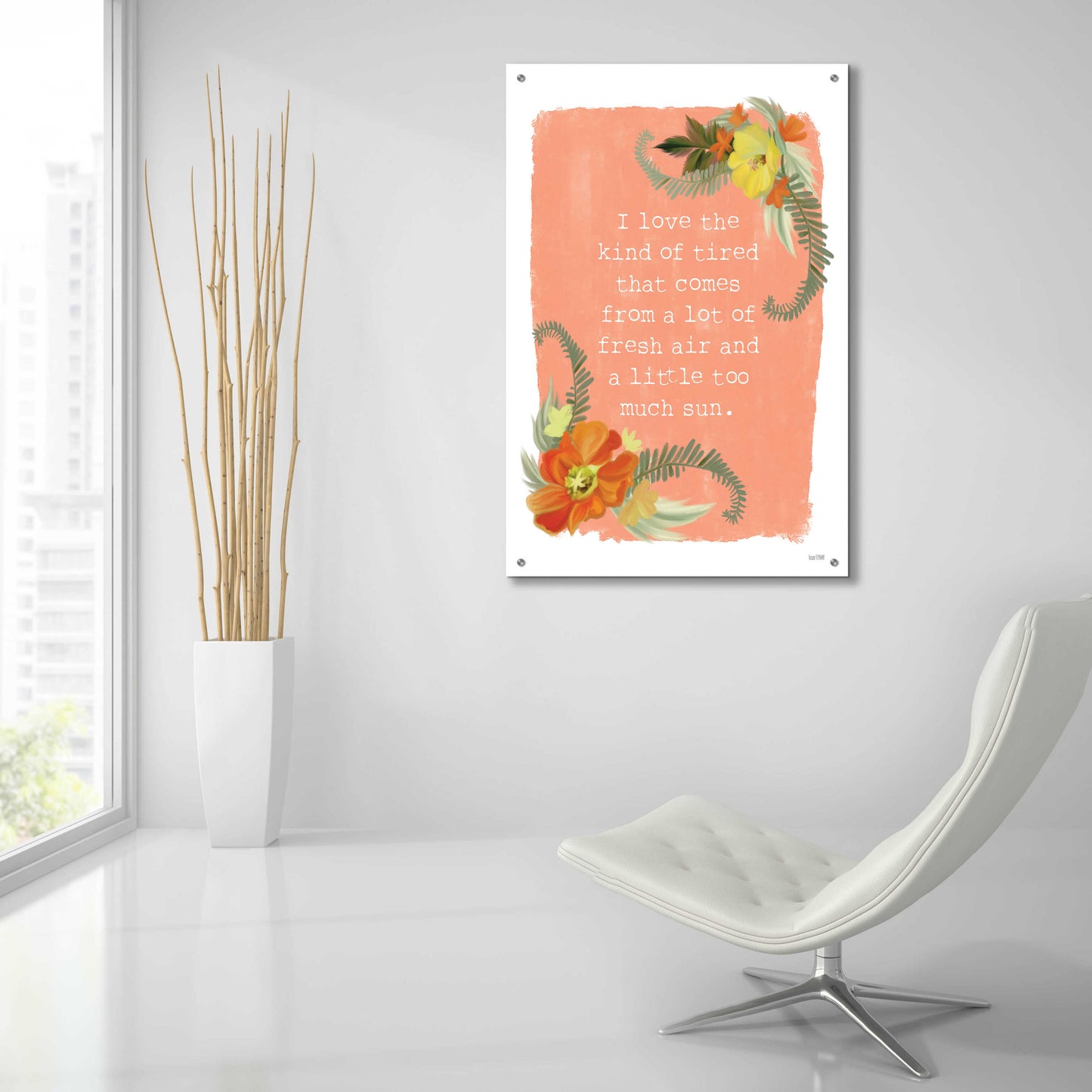 Epic Art 'Fresh Air And Sun' by House Fenway, Acrylic Glass Wall Art,24x36