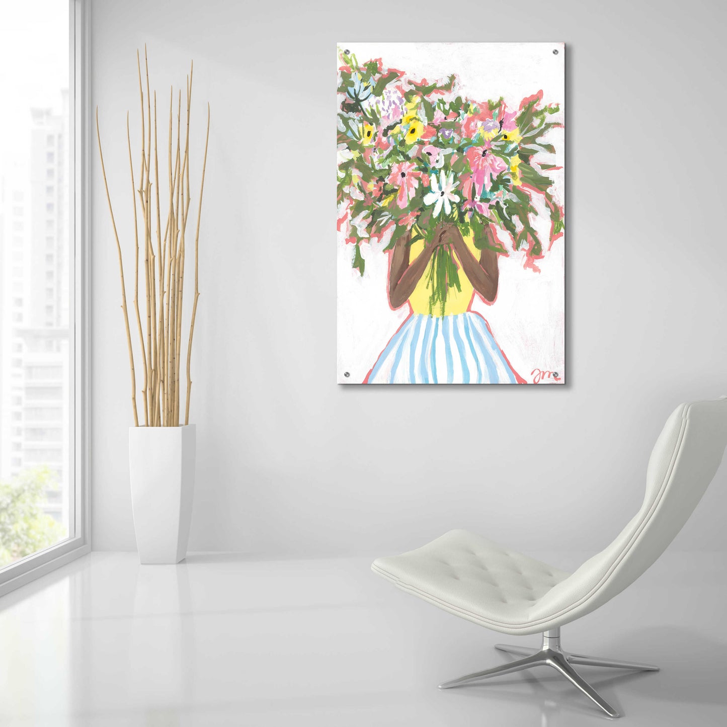 Epic Art 'Aromatherapy' by Jessica Mingo, Acrylic Glass Wall Art,24x36