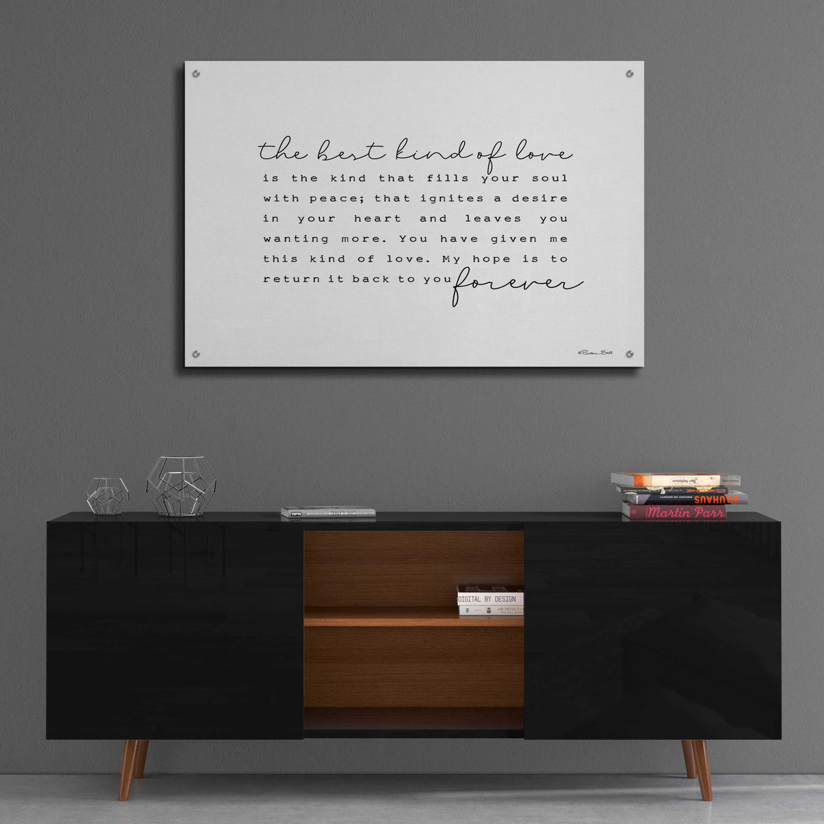 Epic Art 'The Best Kind of Love' by Susan Ball, Acrylic Glass Wall Art,36x24