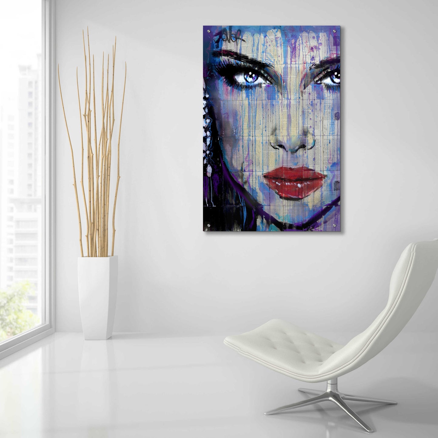 Epic Art 'In So Much' by Loui Jover, Acrylic Glass Wall Art,24x36